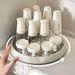 Rotating Spice Rack - Kitchen Multifunctional Salt Soy Sauce Vinegar Bottle Jar Condiment Tray Turntable Storage_voghion.com