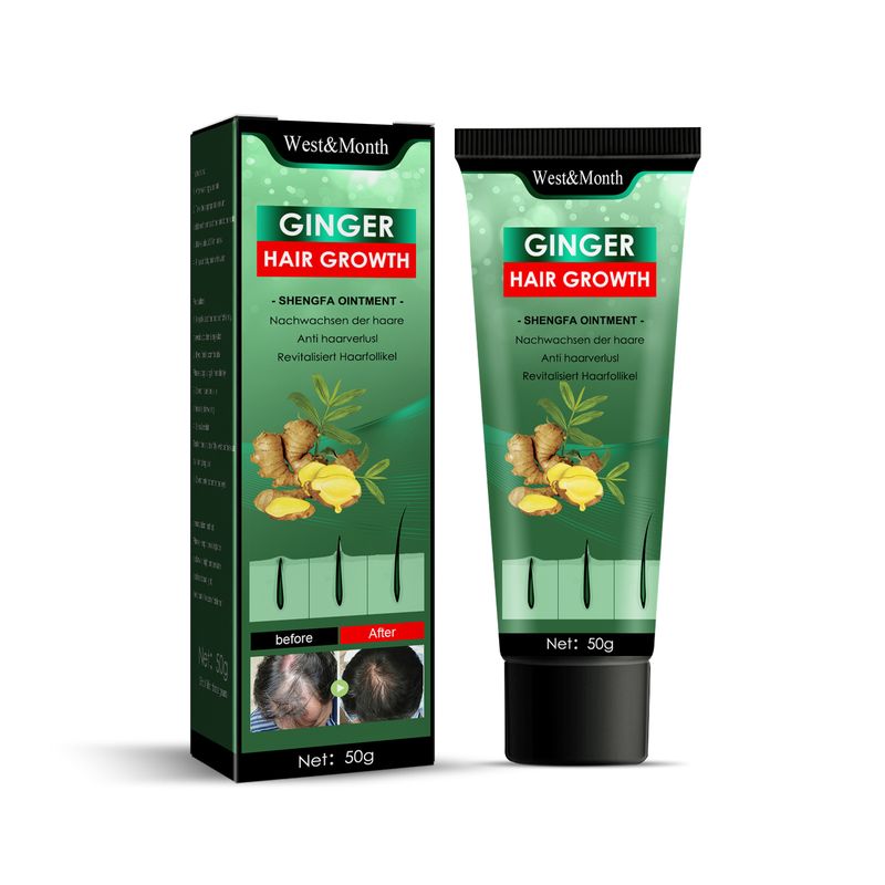 Ginger Rich West&Month Cream Fukter Tykt Komfortabelt Reparerer Skadet Hår, Styrker Seighet og Forbedrer_voghion.com