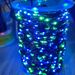Remote Control Christmas Fairy Lights - Green Wire Copper LED String Lights With Starry Bulbs, For Indoor/Outdoor Holiday Decor_voghion.com