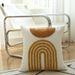 Tufted Cushion Cover With Sun, Moon, Rainbow & Raindrop Designs – Soft & Stylish Home Decor For Sofa, Bed, Car_voghion.com