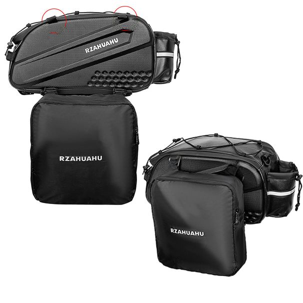 Dviračio atlošo bagažinės galinės sėdynės krepšys Važiavimo vandeniui atsparus kalnų dviračio nugaros krepšys Vairavimo krepšio stovo krepšys Dviračio priedai Įranga_voghion.com