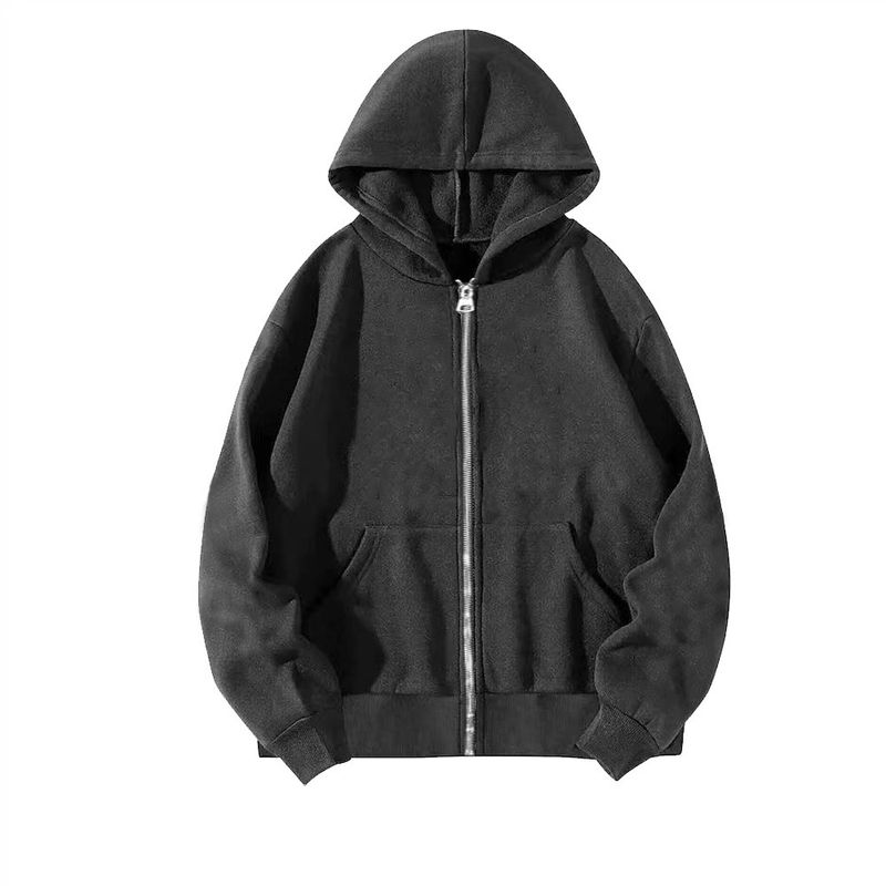 Men's Clothing sweatshirt zipper hoodie blank cardigan zipper hoodie sweatshirt _voghion.com