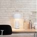 Glitzerlife LED Nachttischlampe Tischlampe Kabellos - Weiß 2W Tischleuchte Akku Dimmbar Schreibtischlampe Aufladbar Pilzlampe Klein Nachtleuchte Modern Metall_voghion.com