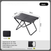 Outdoor Camping Portable Quick-Deploy Lightweight Foldable Multifunctional Carbon Steel Barbecue Table_voghion.com