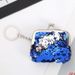 3inch New Convenient Clip Coin Purse Mini Earphone Data Cable Sequin Wallet Storage Bag_voghion.com