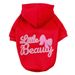 |New Dog Clothes Hooded Sweatshirt Fleece Lined Warm Little Beautiful Multi-color Leash Hole_voghion.com