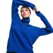 Women's Oversized High-Neck Sweater – Trendy Fall & Winter Pullover, Soft Viscose Blend, Drop Shoulder Sleeves, 8 Vibrant Colors For Casual_voghion.com