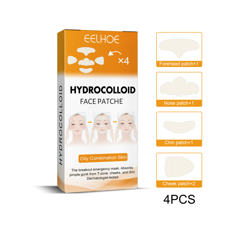 Hermoso parche Facial de hidrogel para acné, parche hidratante y para eliminar el acné, cierra el acné para aclarar las marcas de acné y reparar_voghion.com