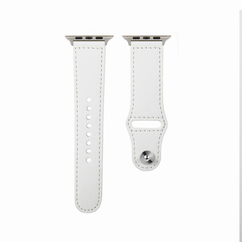 Cinturino per iWatch selezionato, alla moda e adatto con fibbia in tinta unita, strato superiore in pelle bovina, accessori per cinturini per orologi della serie S9, decorazione_voghion.com