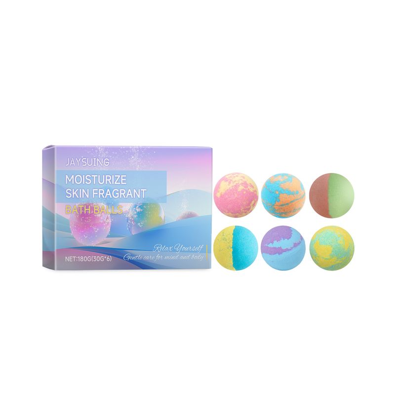JAYSUING Bubble Bath Ball, Fragrance Moisturizing Floral Fragrant Plant Cleansing Skin Bubble Bath Ball_voghion.com