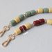 Fashionable Personality Beaded Handmade Color-Block Resin Bag Handheld Acrylic Bead Decorative Chain_voghion.com