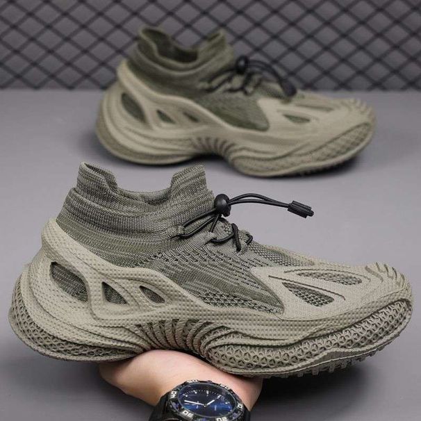 Atmungsaktive dünne Sommersocken für Herren aus Mesh, rutschfest, sportlich, lässig, weiche Sohle, Schuhe 2025, neu, vielseitig, lässig, für den Alltag, bequem, leicht_voghion.com