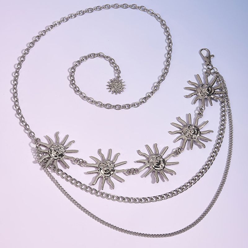 Atmosphäresch Metallanhänger Taille fir Damenaccessoiren, nei trendy a modesch schaarf Meedchen Kierper Ch, Kleederriem_voghion.com