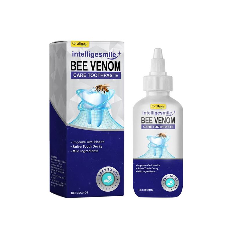 Oralhoe Bee Venom Oral Care Toothpaste Gently And Deeply Cleans Stains And Tartar, Removes Odors And Whitens Teeth_voghion.com