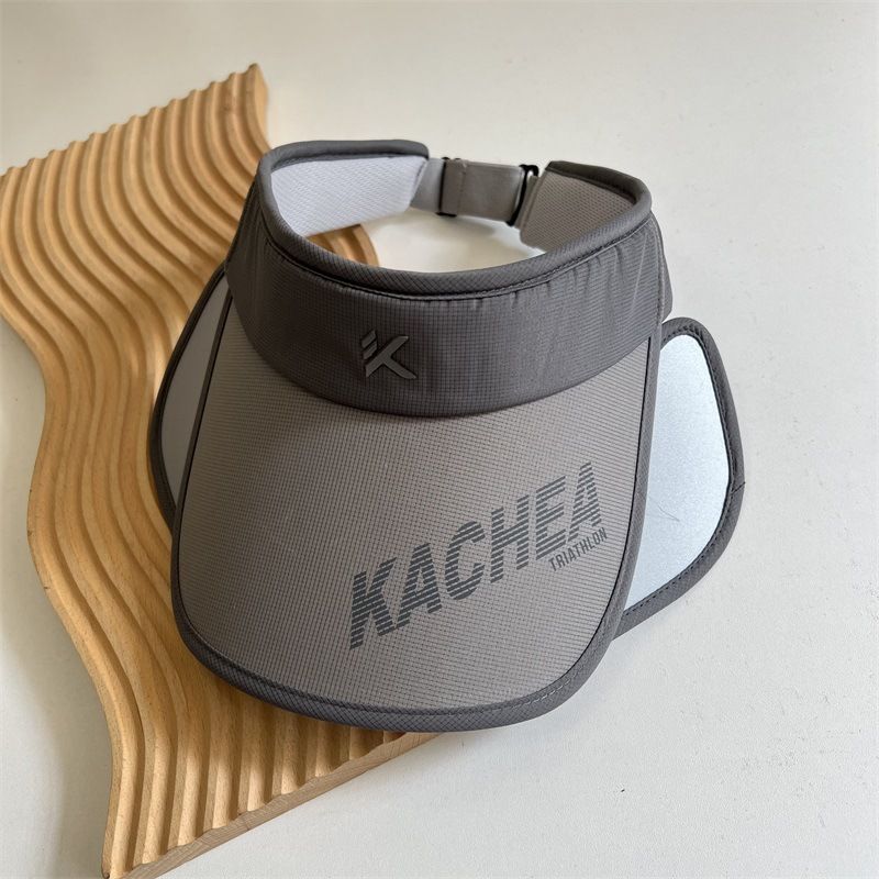 Boş Üst Kadın, Yaz Koşu Kore Versiyonu Açık Hava Tenis Spor Şapkası, Erkekler İçin Büyük Saçak Korumalı Güneş Şapkası_voghion.com