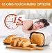 PSMBF003 Gluten Free Maker 15in1 Automatic Bread Maker 2.8 Inch LED 15h Timer 2 Lbs 1.51 Lb 1 Lb American Italian French Whole Wheat Bread_voghion.com