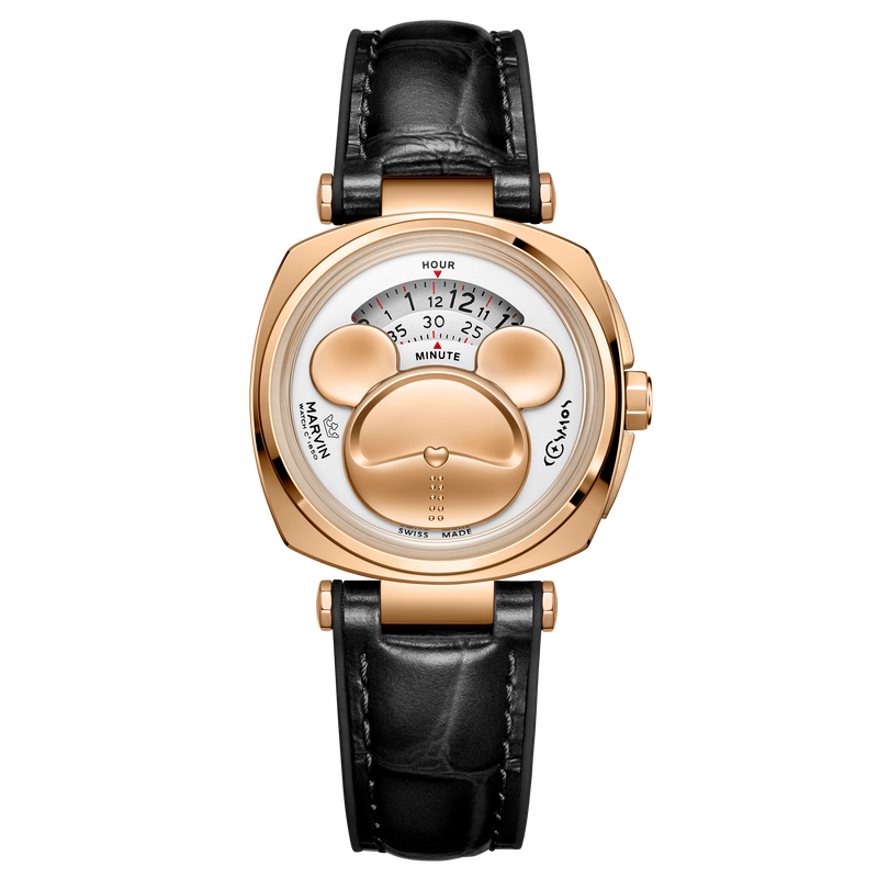 Swiss Marvin Automatic Watch: Elegant Rose-Gold Women's Timepiece_voghion.com