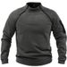 ActiveGo ActiveGo Thick 280g Fleece Cross-Border In Stock European And American Stand Collar Loose Solid Color Outdoor Warm Tactical Men's_voghion.com