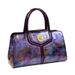 Borsa a mano da donna in vera pelle 2024 con fiori testurizzati, elegante e raffinata, borsa a tracolla monospalla per la mamma_voghion.com