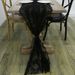 Elegant Black Lace Table Runner - Cover For Coffee Table, TV Stand & Dressing Table_voghion.com