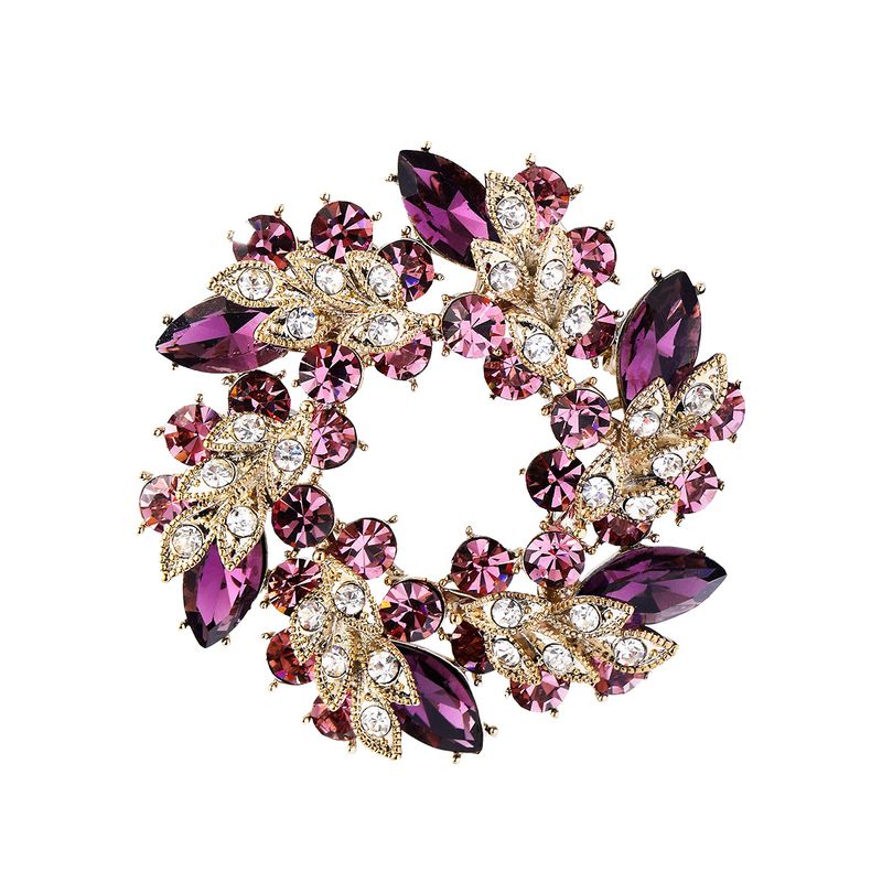 Brosche, High-End, Nischendesign, Kristallluxus, Bauhinia-Schwerindustriemantel, Brustblume, High-End-Kleidung_voghion.com