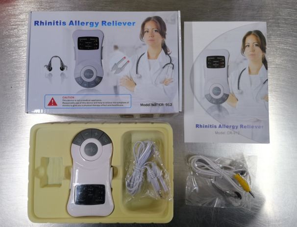 Nástroj na rýmu Nízkofrekvenční červené světlo rýma masážní nástroj nástroj na ucpání nosu přes nosní rýmu zařízení na zastavení chrápání_voghion.com