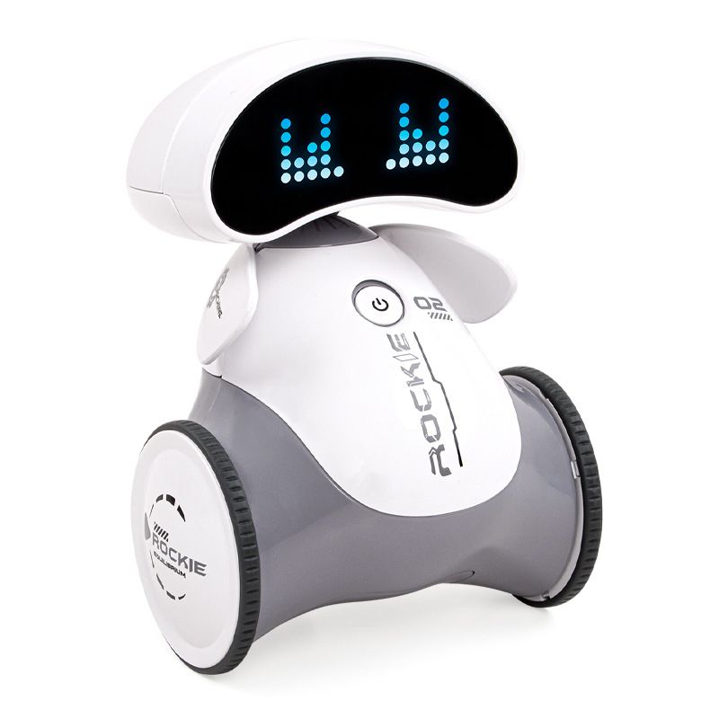 Intelligente robot voor kinderen, ouder-kind, interactief, inductief, programmeren, elektrisch speelgoed, licht, muziek, dansende robot_voghion.com