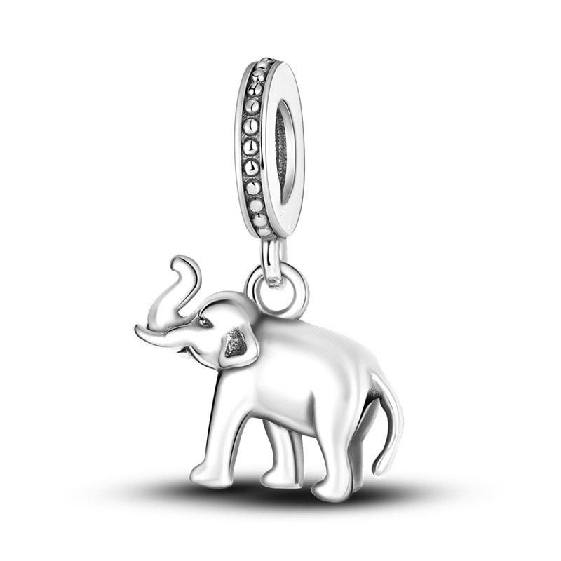Gioielli da donna in argento 925 placcato in rame, accessori con perline fai da te, grazioso braccialetto con animale, collana, ciondolo, regalo_voghion.com