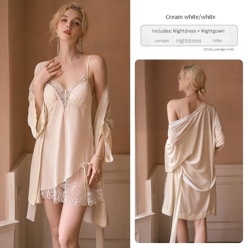 Sexuální produkty s hlubokým výstřihem, sametové pyžamo Pure Desire Sling Temptation, zimní dlouhý dámský župan, domácí oblečení, nastavitelné_voghion.com