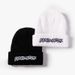 Korean Version Letter Embroidered Knitted Hat For Autumn And Winter Men's And Women's Warm And Cold Woolen Hat_voghion.com
