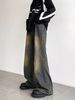 Jeans For Men, Autumn Gradient Washed Vintage, Rugged And Cool, Slightly Flared Pants, American High Street Loose_voghion.com