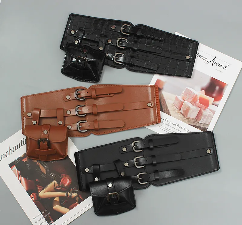 Sac à main unisexe hip-hop pour femme, ceinture élastique pour festival de musique punk, vêtements tactiques larges_voghion.com