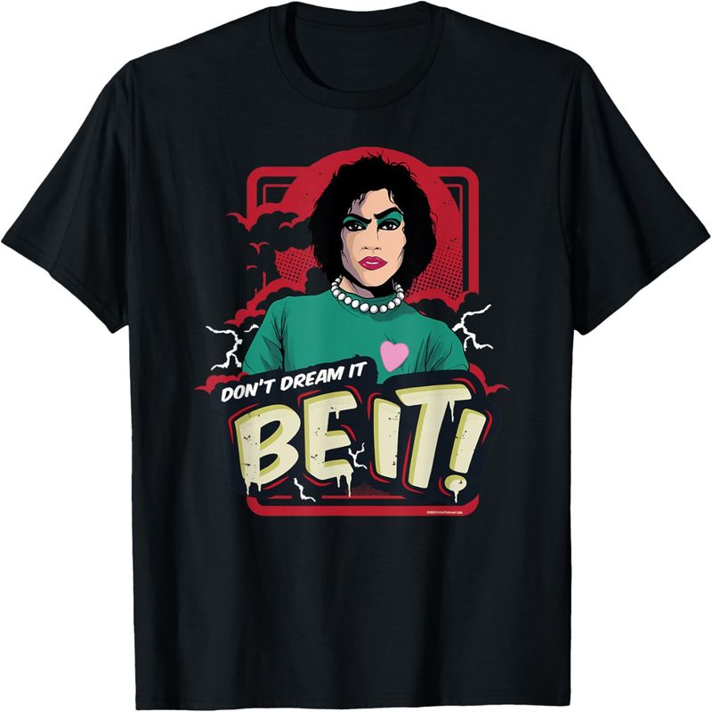 Rocky Horror Show Dr Frank N Furter citaat T-shirt._voghion.com