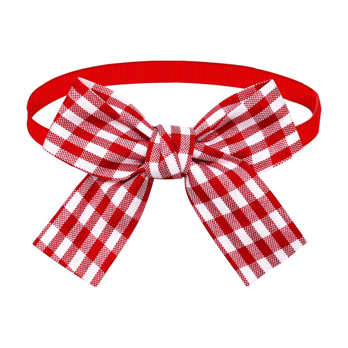 Pet Tie Valentine's Day Red Polka Dot Plaid Striped Bow Tie, Dog Cat Grooming Accessories_voghion.com