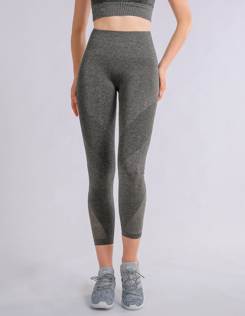 Legginsy sportowe, fitness, joga, bieganie, elastyczne, obcisłe, wyszczuplające, z wysokim stanem i modelujące brzuch, spalające tłuszcz_voghion.com