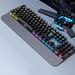 Plug & Play Farbenfrohe Atmosphäre Hintergrundbeleuchtung Multimedia-Funktionstasten Schnelle Reaktion Schreibmaschine USB-Schnittstelle RGB-Kabel_voghion.com