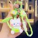 Cartoon Creative Spring Outing Cute Exquisite Kitten PV Soft Rubber Keychain Backpack Pendant Ornament Gift_voghion.com