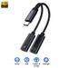 2-IN-1 Audio/Charger Splitter Adapter USB C To Dual TypeC Ports Headphone Jack Audio Adapte For IPhone 16 15 Saumsung Xiaomi_voghion.com