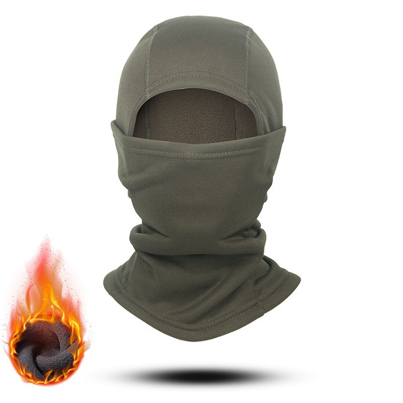Sports Face Masks Autumn And Winter Thickened Headgear Quick Drying Tactical Flying Tiger Mask Cycling Plus Velvet Hat Balaclava Chief Hat_voghion.com