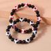 Ensemble de bracelets de supporter de football – Bracelets ajustables de style sportif pour hommes et femmes_voghion.com