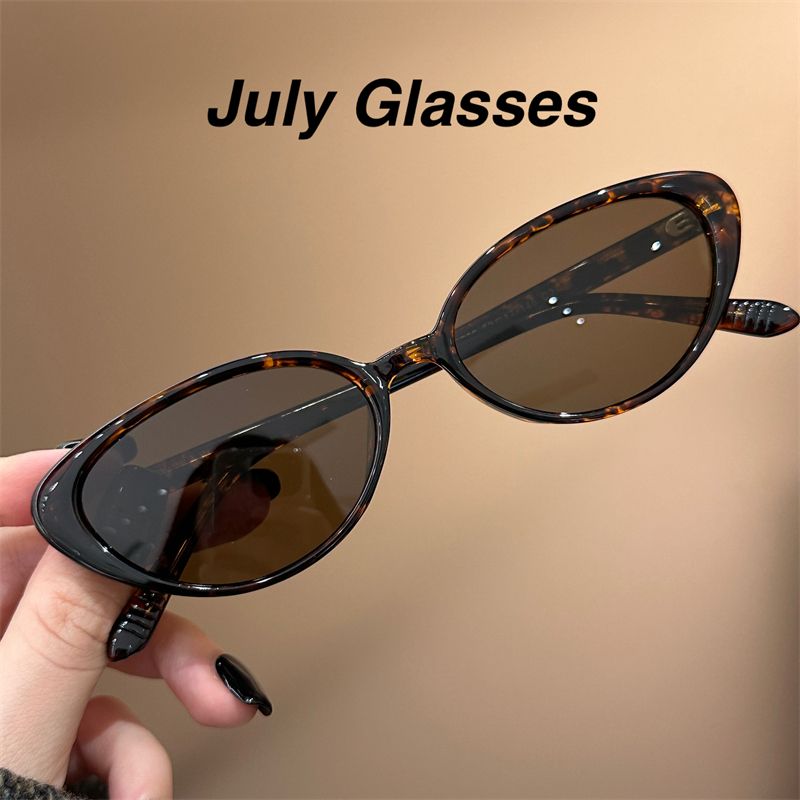 LazyZoom Tortie Small Cat Eye European And American Sweet Cool Gyaru New Polarized Sunglasses Women Style INS Net Red Fashion_voghion.com