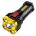 Mini lampe torche portable multifonction à cinq LED COB haute intensité pour extérieur, compatible avec les modèles transfrontaliers._voghion.com