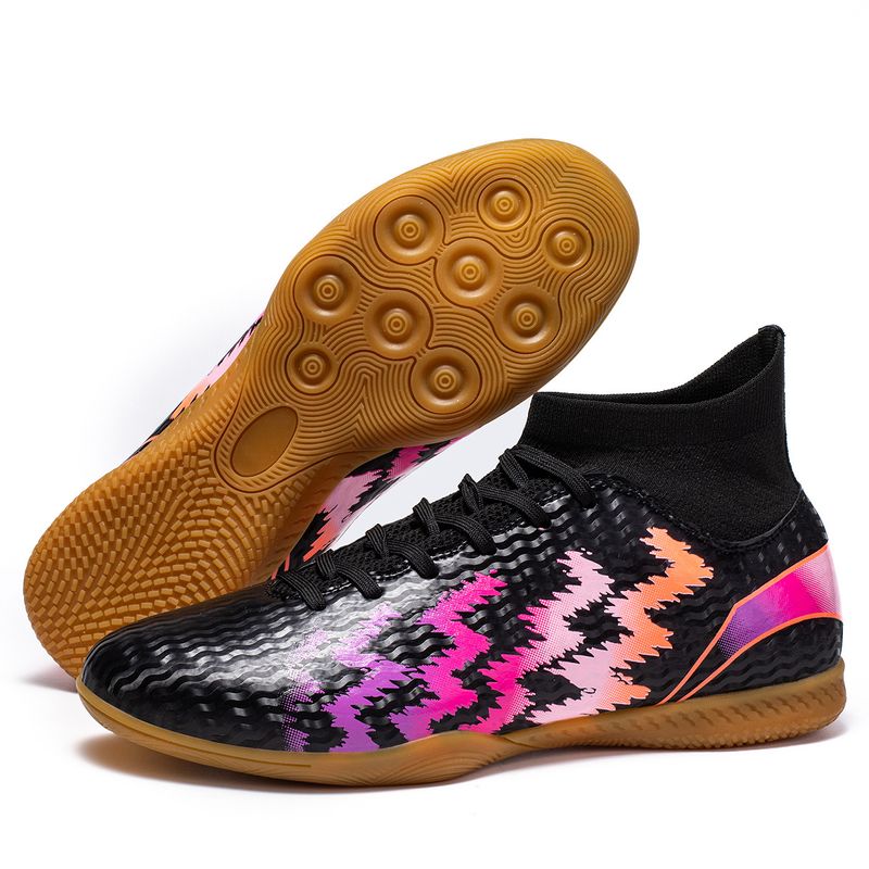 Xiyin Grandes chaussures de football en caoutchouc pour gazon artificiel, clous longs et cassés, pour adultes et hommes_voghion.com