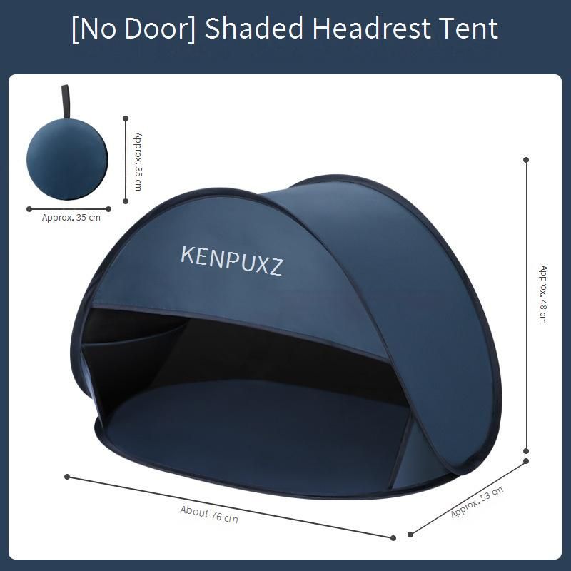 Tenda da spiaggia con protezione UV e poggiatesta - Tendalino prendisole portatile per abbronzarsi sulla schiena_voghion.com