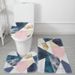 New Seafloor 3d Printed Toilet Floor Mat Carpet Bathroom Bathroom Three Piece Bath Mat Absorbent_voghion.com