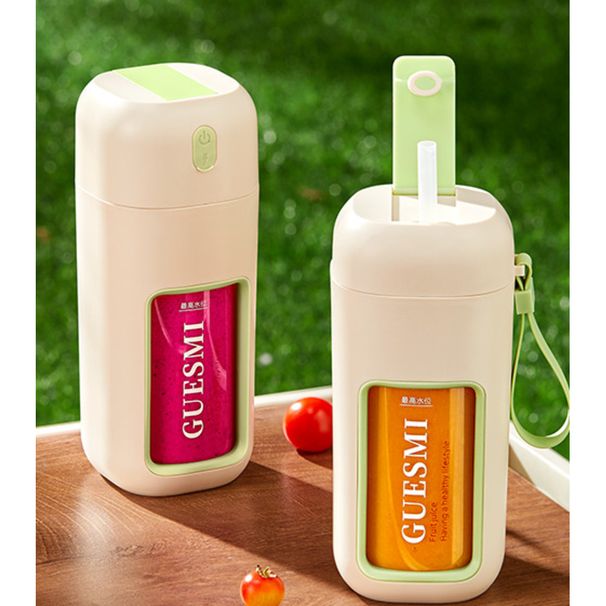 Jiemii Portable Small Glass For Home Use, Multi-Functional Fruit Juicer With Wireless Charging And Rechargeable Battery,_voghion.com