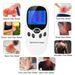 Electric Muscle Stimulator Dual Channels Pulse Massager Pain Relief Therapy Tens Device With Electrode Pads Wires_voghion.com