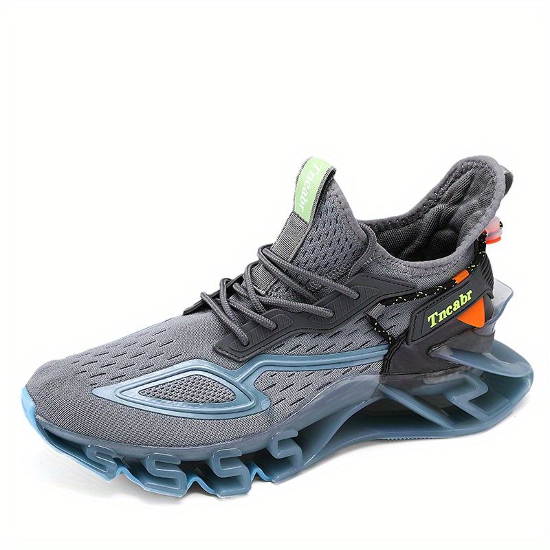 Men's Trendy Breathable Shock Absorbing Blade Sneakers for Jogging Tennis Gym Spring and Summer_voghion.com
