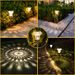 Solar Lawn Lights Outdoor, Waterproof Garden Lights With Football Pattern Glass & Colorful Plastic Grid Cover, Warm_voghion.com