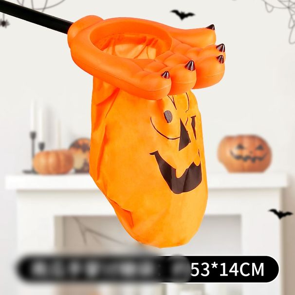 Borsa per caramelle a forma di teschio di palma, creativa, per Halloween, festa dei fantasmi, per bambini_voghion.com